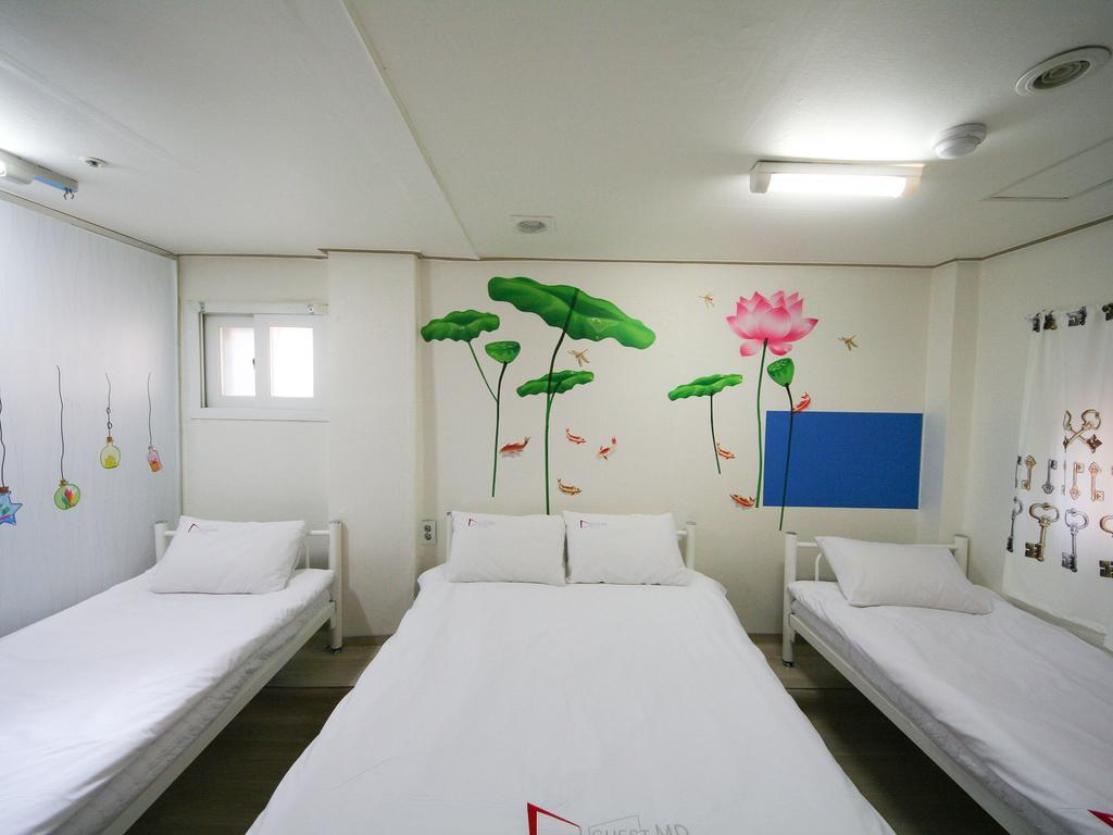 Guesthouse Myeongdong Szöul Szoba fotó