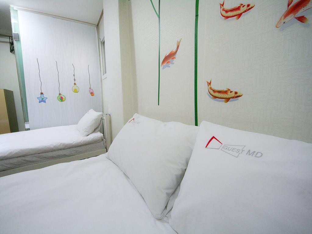 Guesthouse Myeongdong Szöul Szoba fotó